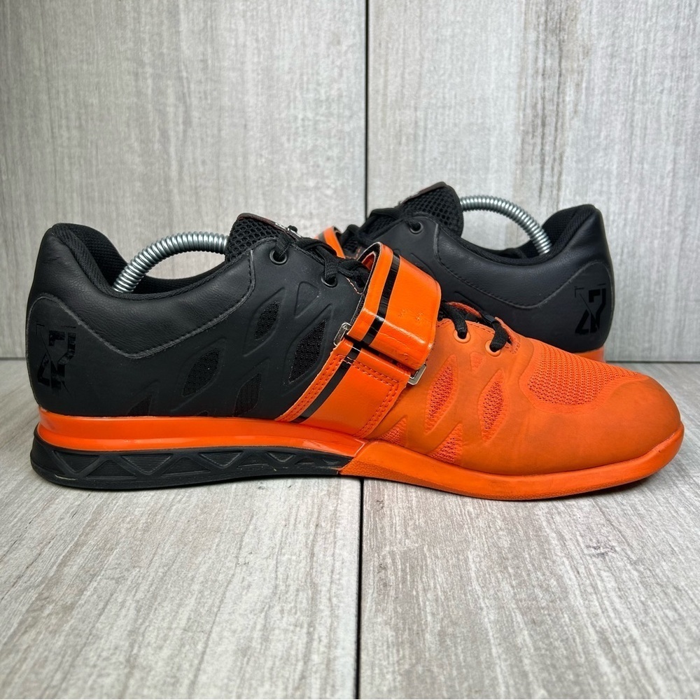 Reebok CrossFit Lifter 2.0 Weight Training Sneaker Orange Athletic Mens Size 10 - Picture 4 of 11